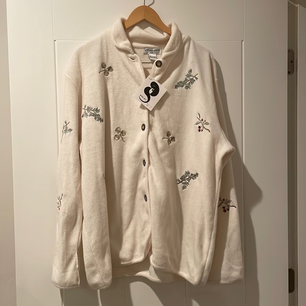 Fleece Button up 2X